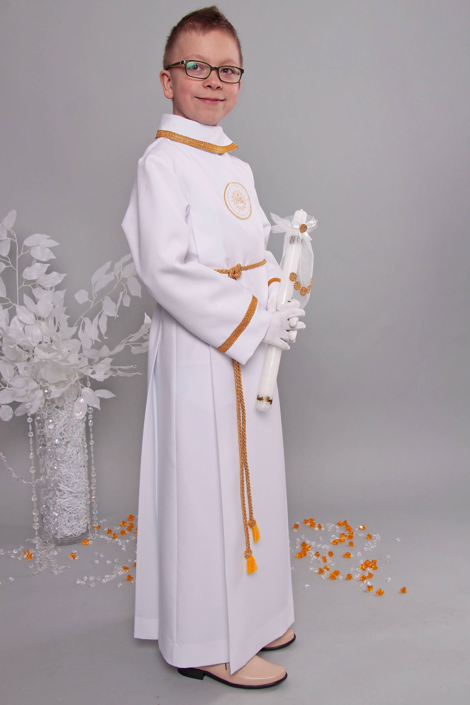 Kommunion albe 11/UK-Z - obraz 1