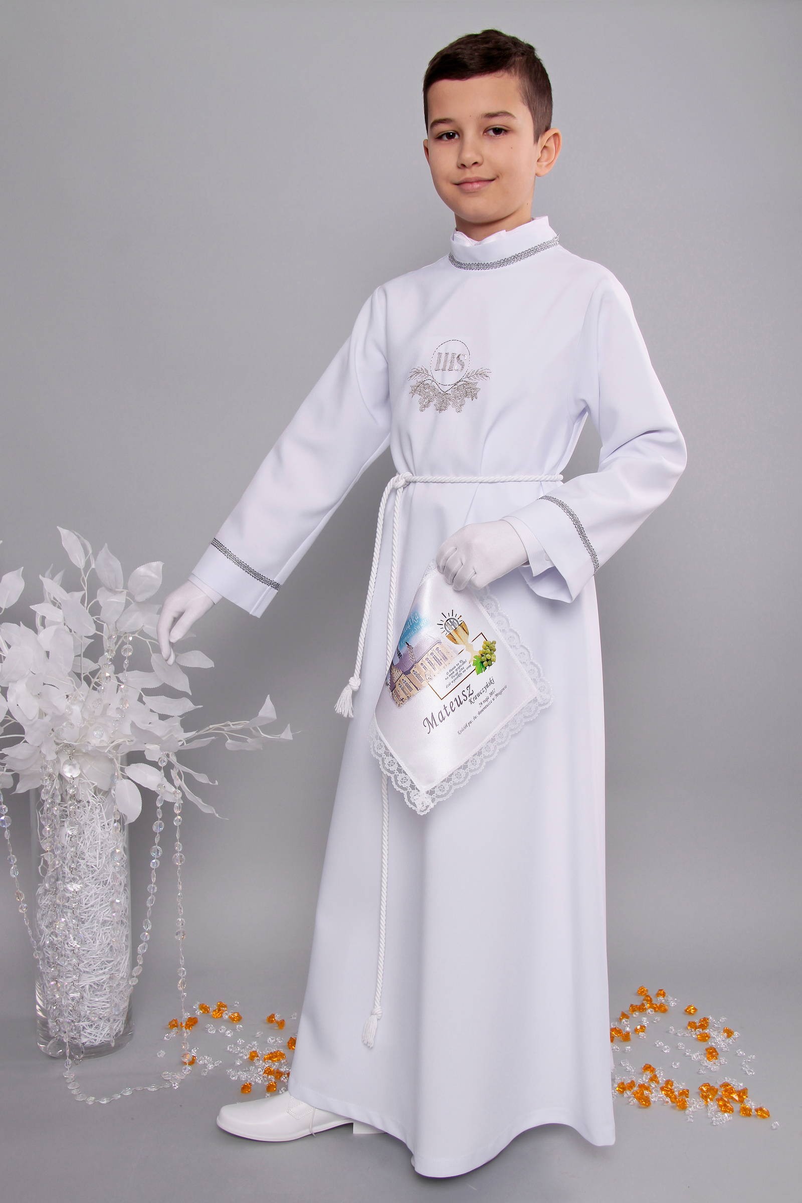 Kommunion albe 11/UK-R - obraz 0