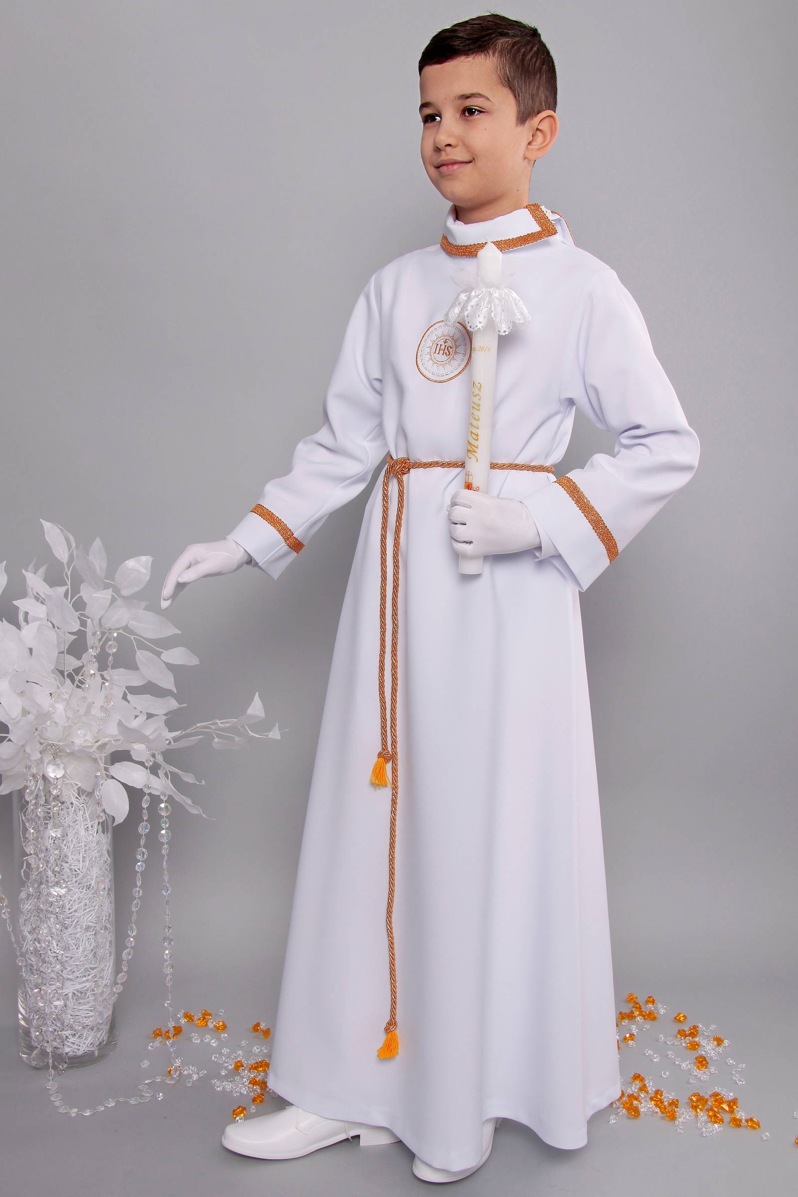 Kommunion albe 16/UK-R - obraz 1