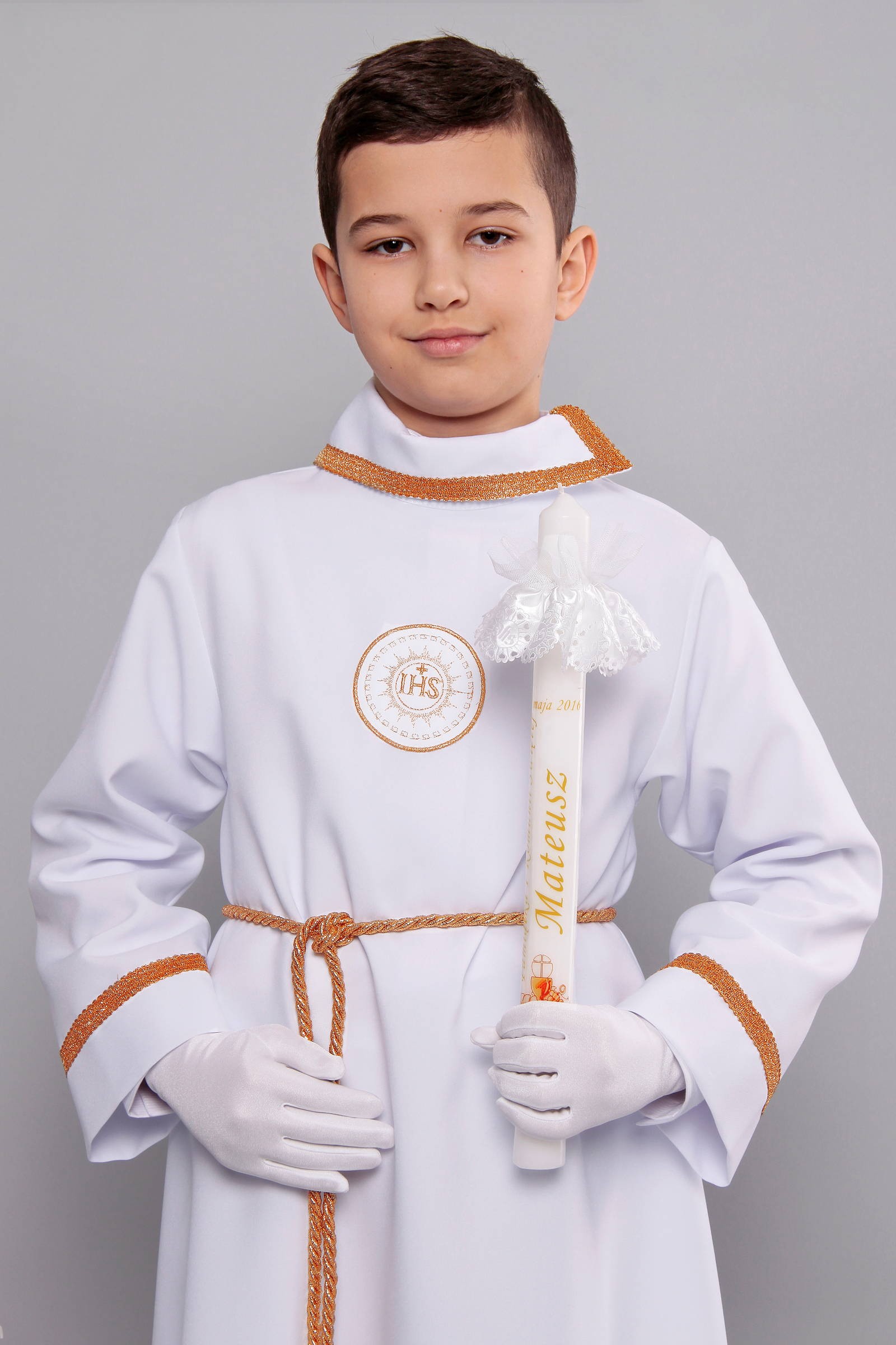 Kommunion albe 16/UK-R - obraz 0