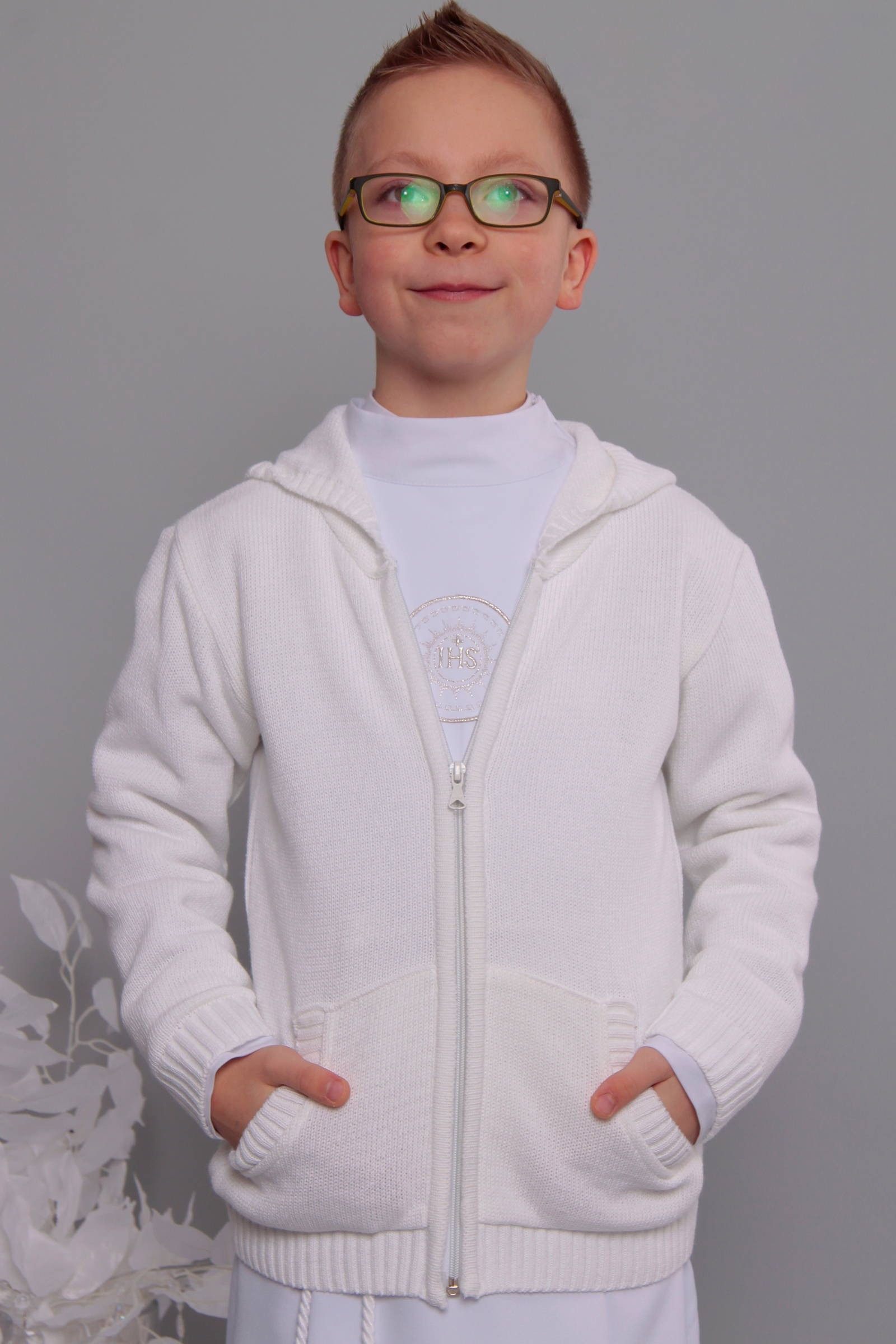 Kommunion-Pullover UK-SW/bk - obraz 1