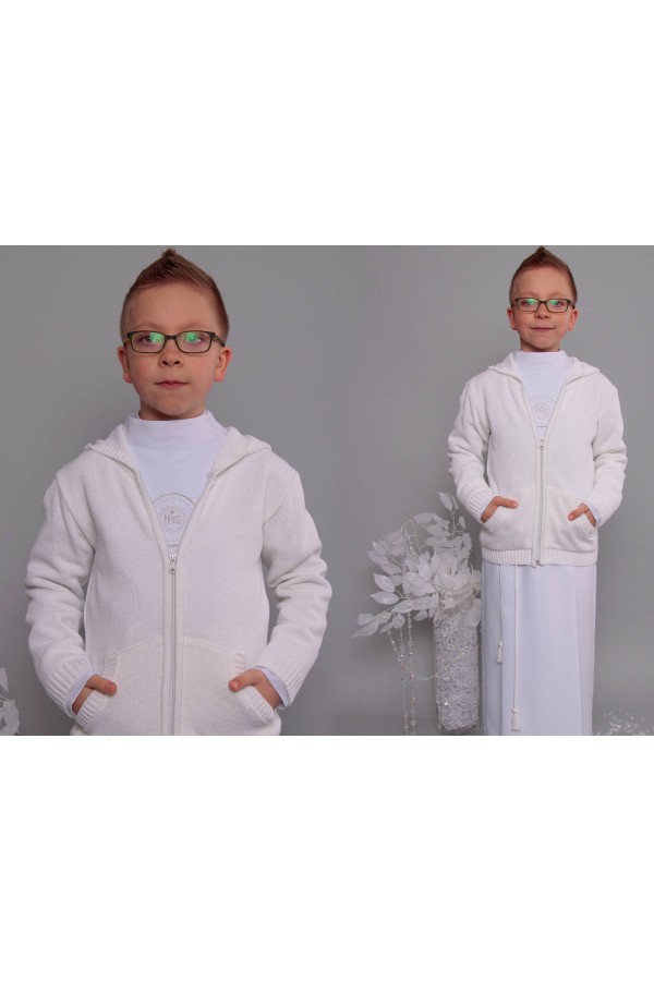 Kommunion-Pullover UK-SW/bk - obraz 2