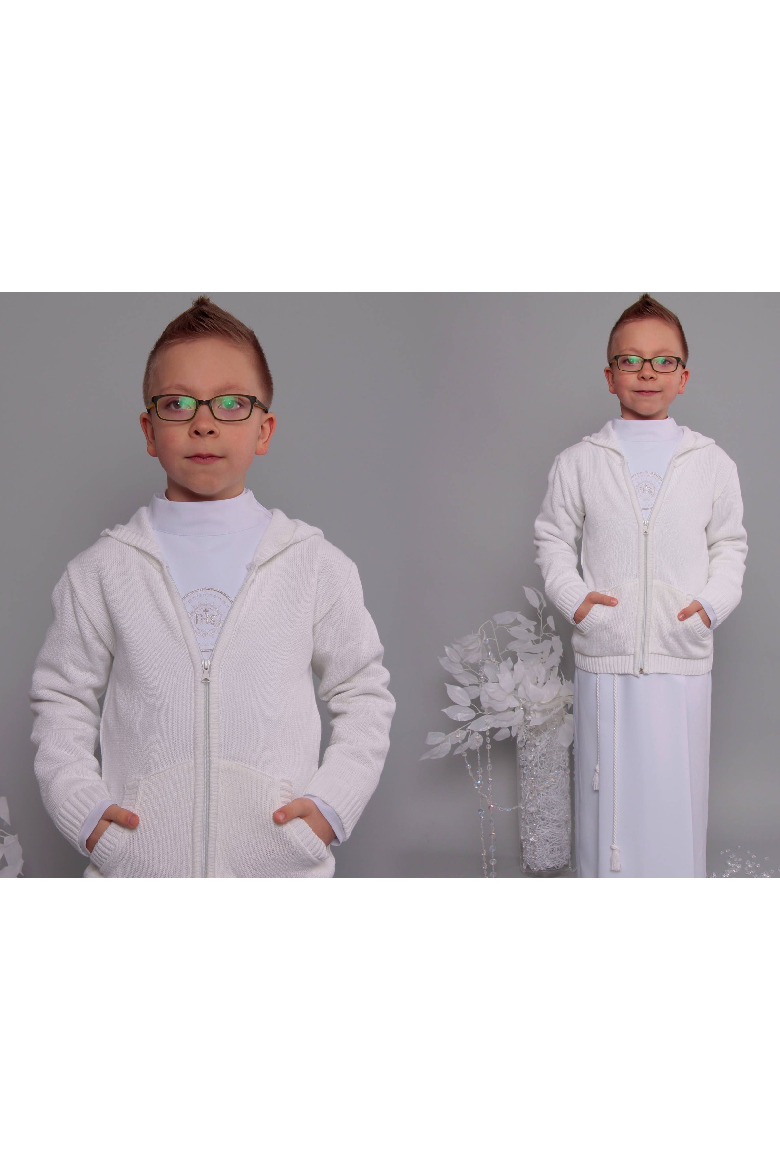 Kommunion-Pullover UK-SW/bk - obraz 2