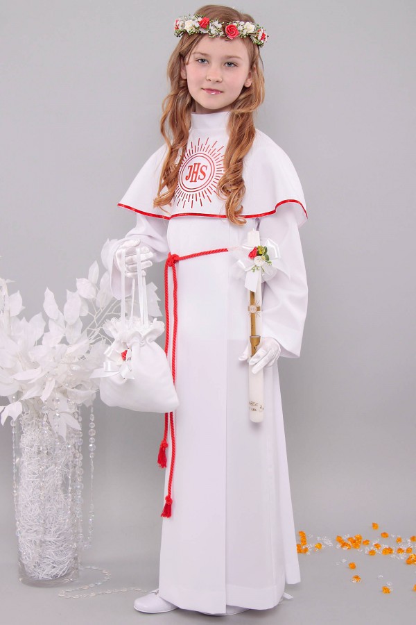 Kommunion albe 8/UK-KK - obraz 1