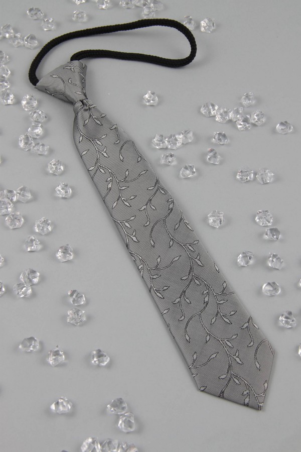 UK-Kgr-Graphit-Krawatte für die Kommunion - obraz 1