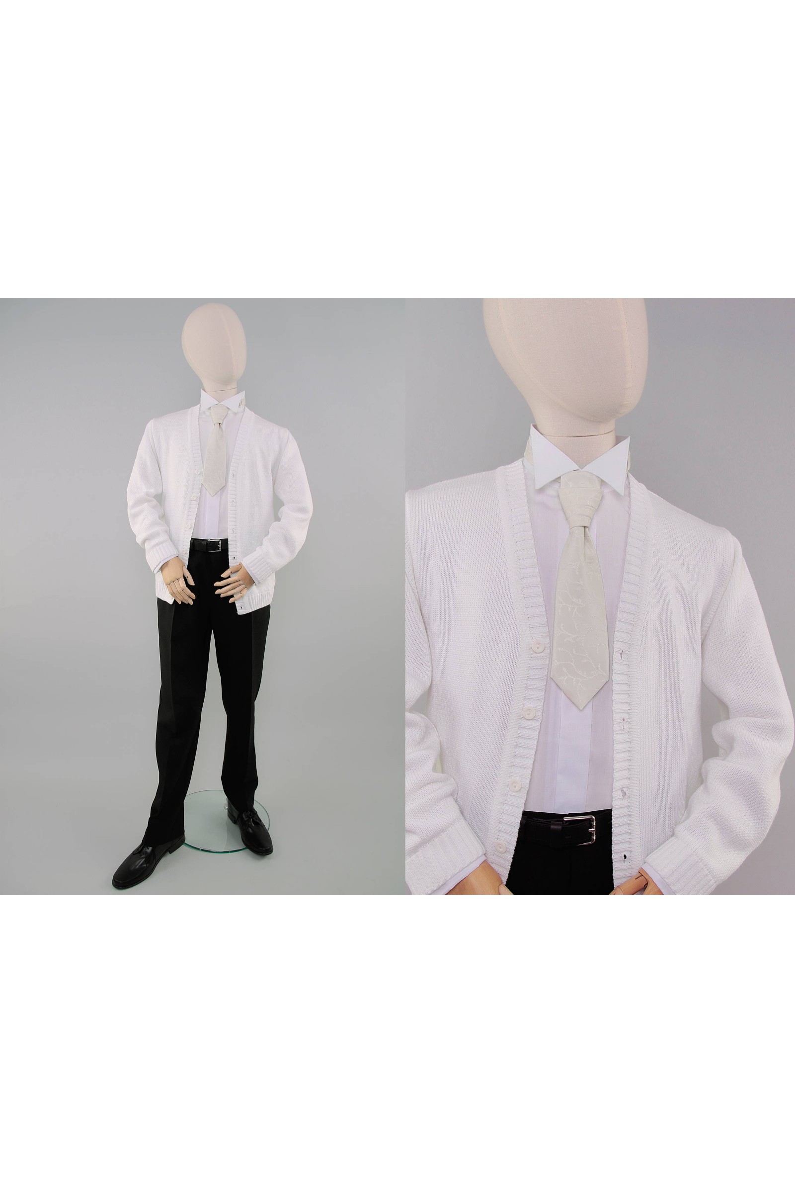 Kommunionskrawatte UK-KRb weiß - obraz 2