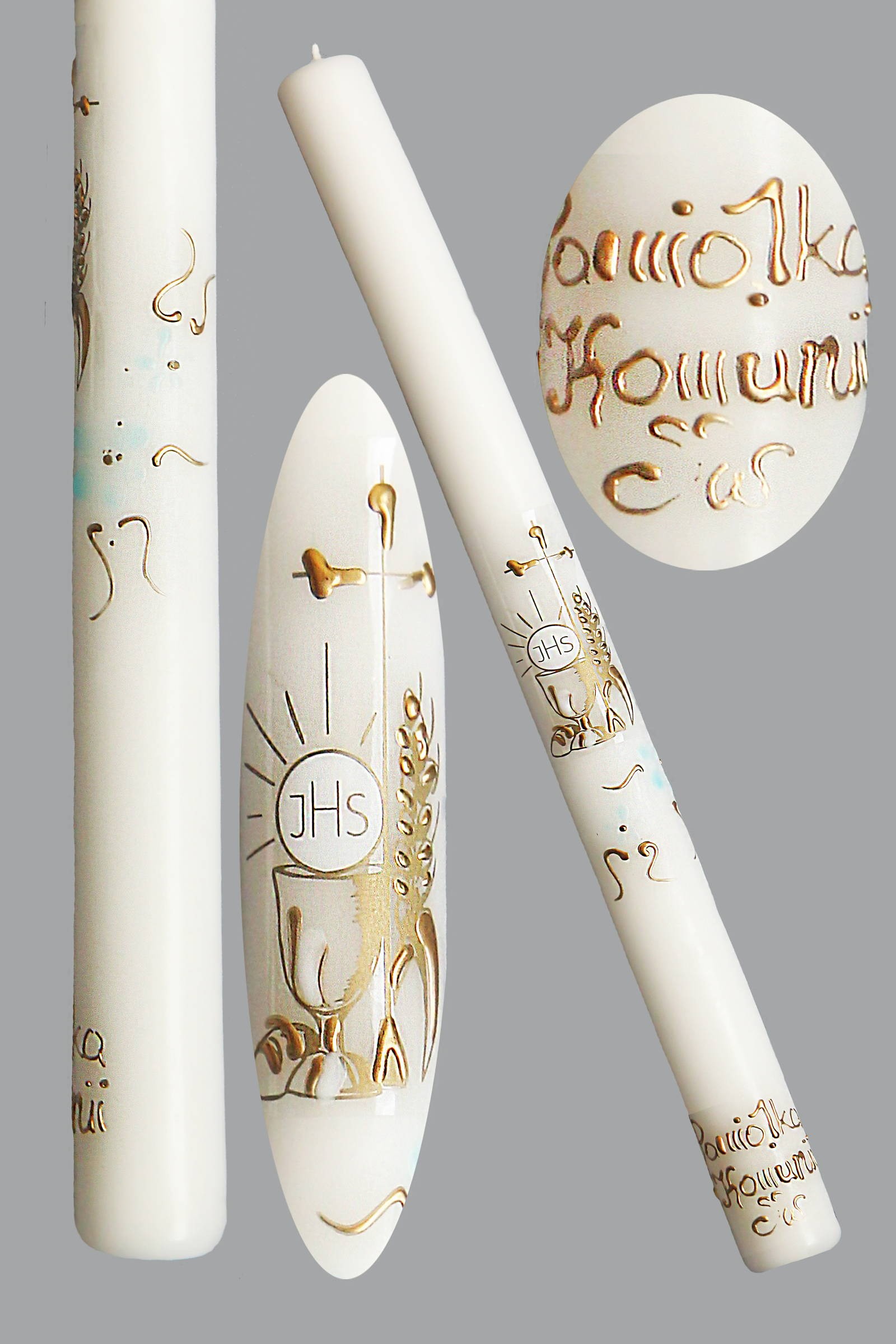 Kommunionkerze UK-SW-KR15 - obraz 0