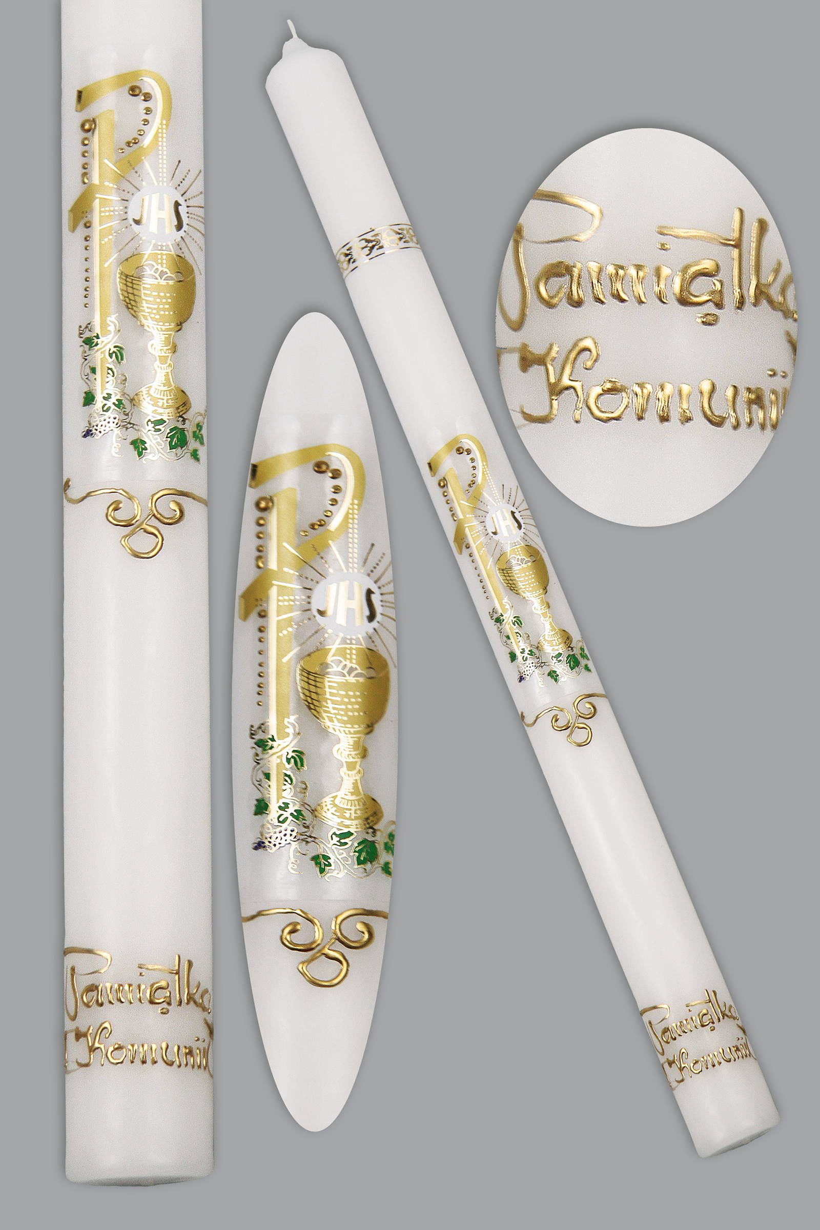 Kommunionkerze UK-SW-KR16 - obraz 0