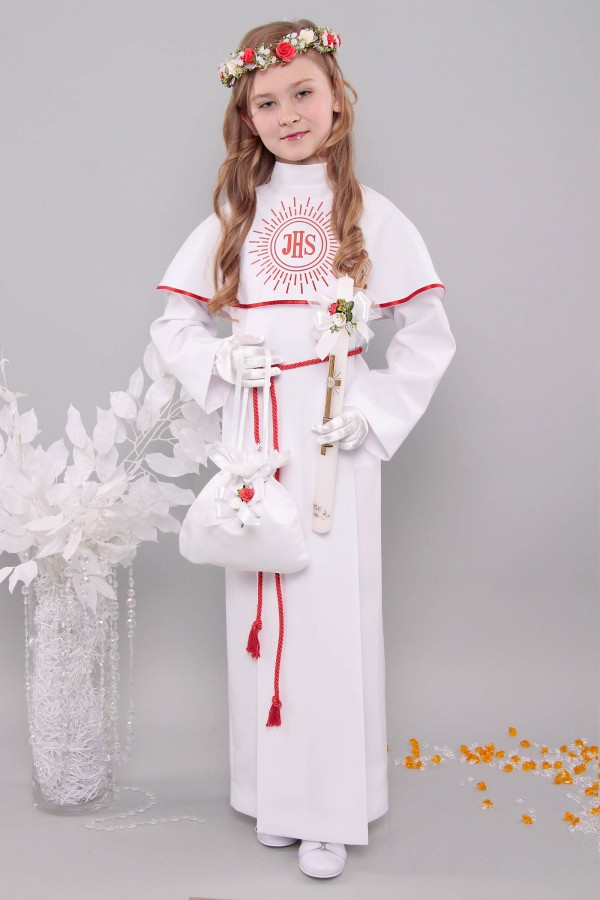 Kommunion albe 8/UK-KK - obraz 3