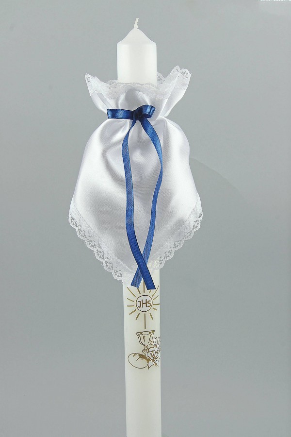 Kommunionhaube klassisch UK-Op1f - obraz 1