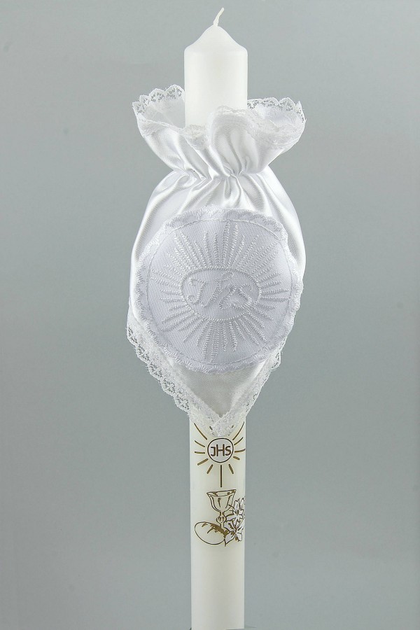 Kommunionhaube klassisch UK-Op1d - obraz 1