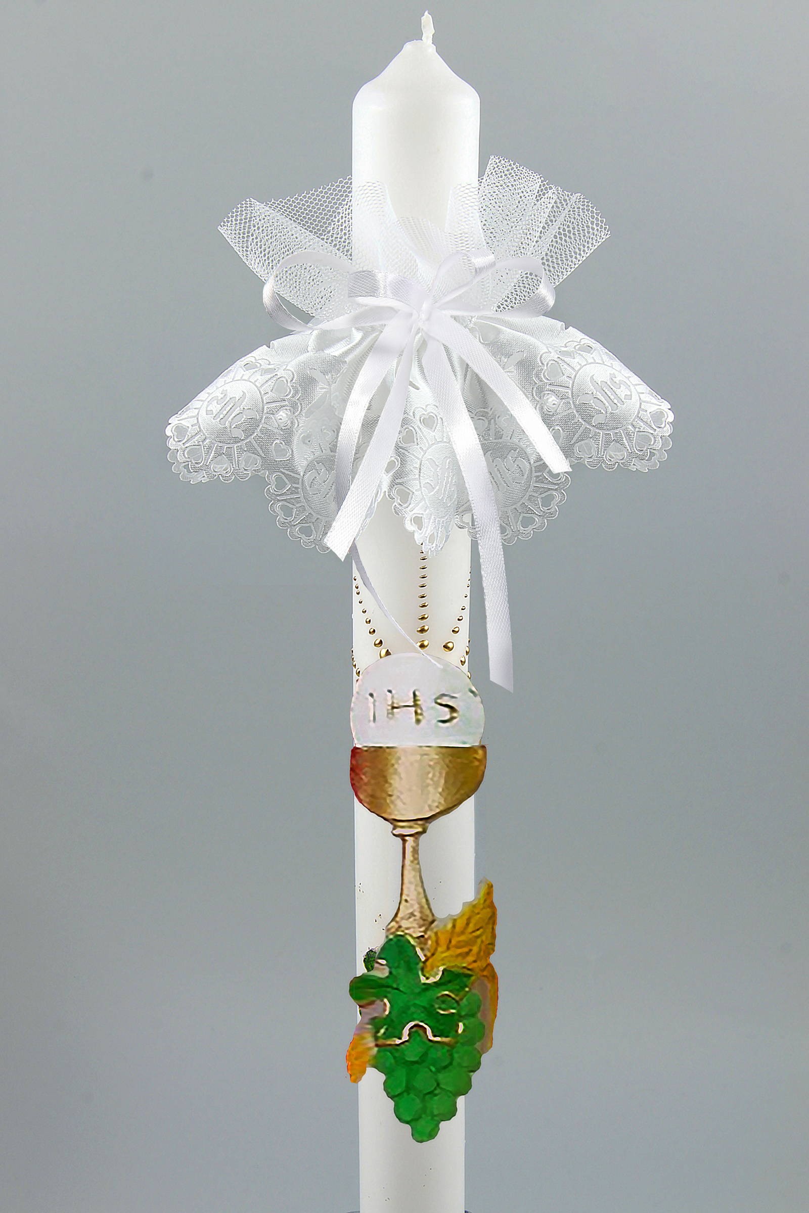 Kommunionhaube klassisch UK-Op2a - obraz 1