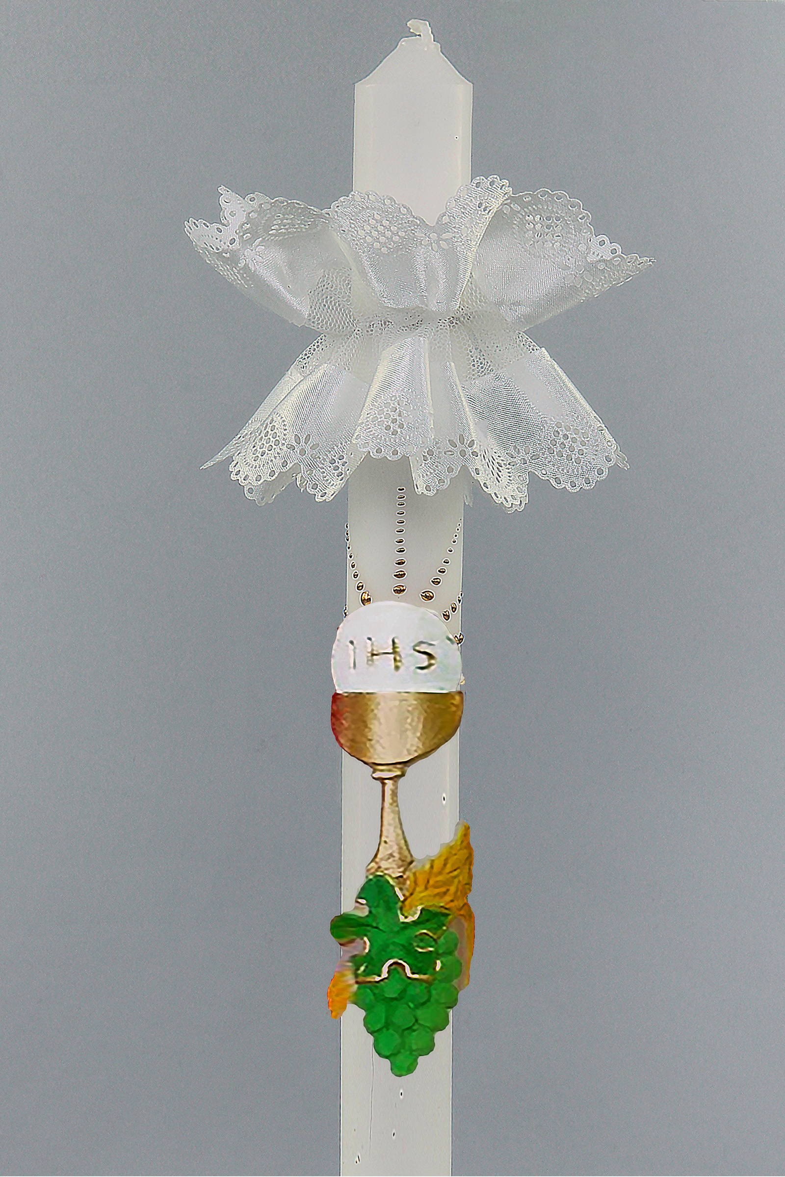 Kommunionhaube klassisch UK-Op2e - obraz 1