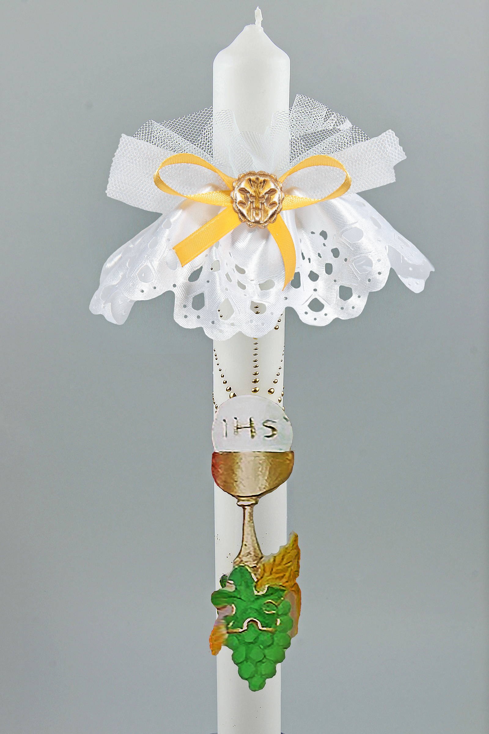 Kommunionhaube klassisch UK-Op2f - obraz 1