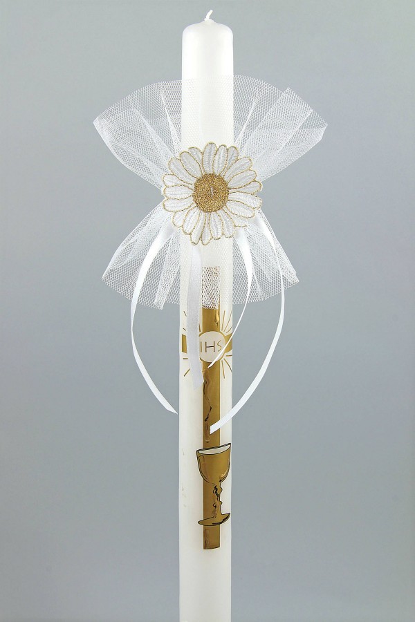 Kommunionhaube klassisch UK-Op3c - obraz 1