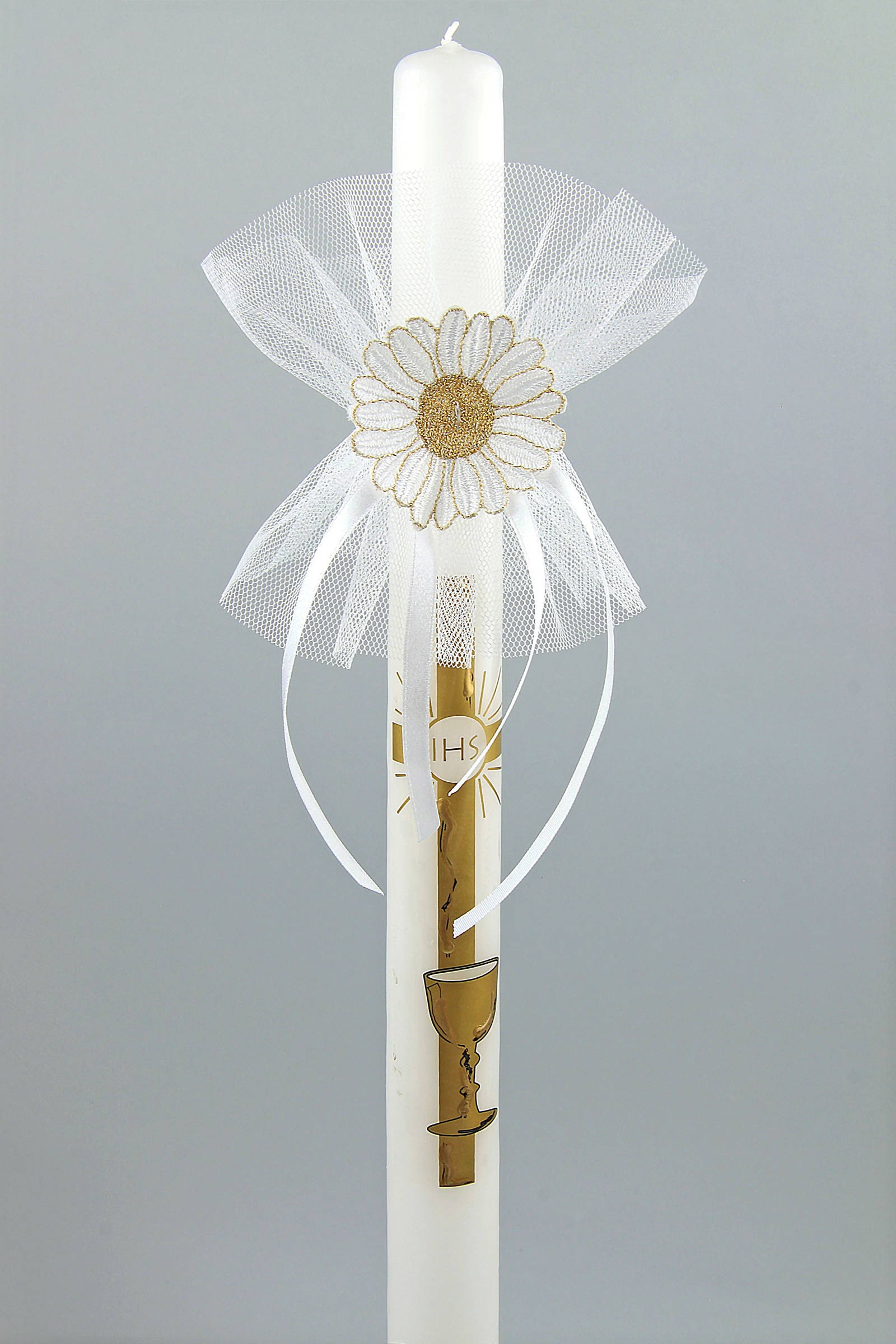 Kommunionhaube klassisch UK-Op3c - obraz 1