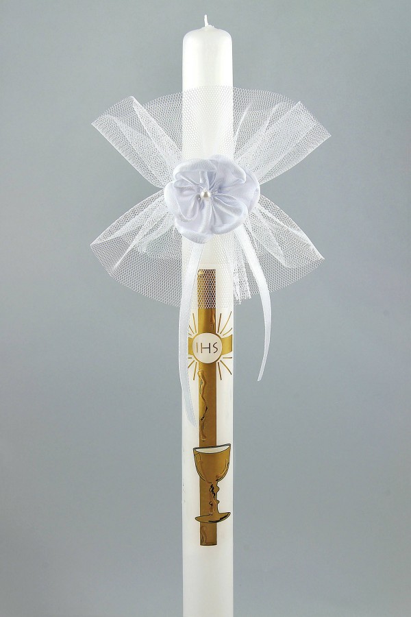 Kommunionhaube klassisch UK-Op3a - obraz 1