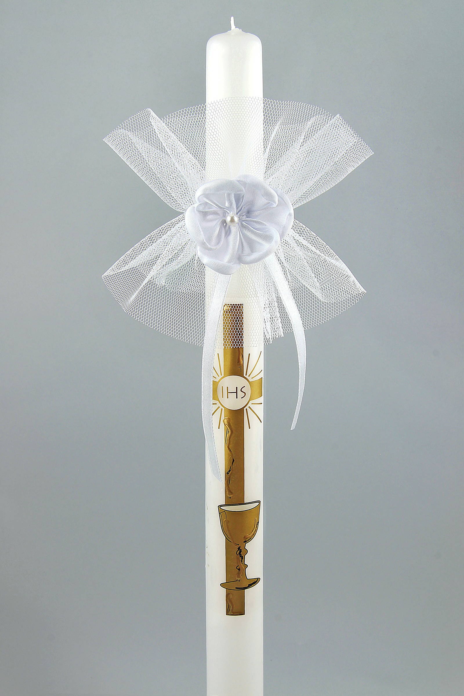 Kommunionhaube klassisch UK-Op3a - obraz 1