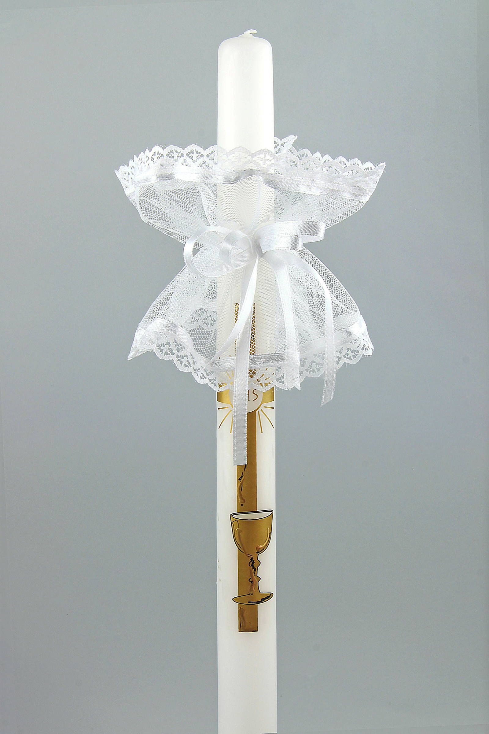 Kommunionhaube klassisch UK-Op3e - obraz 1