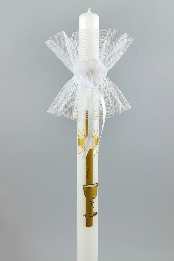 Kommunionhaube klassisch UK-Op3b - obraz 1