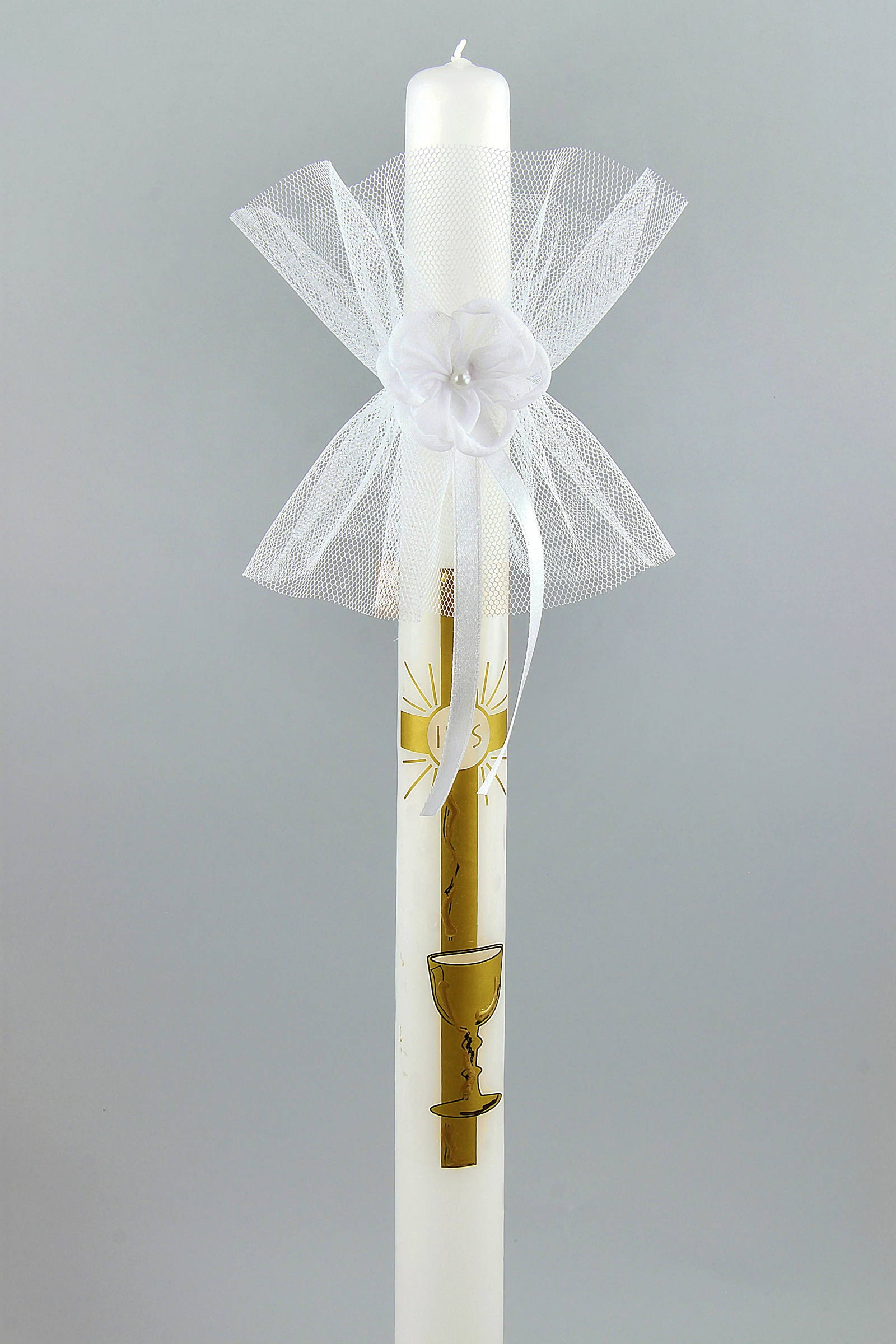 Kommunionhaube klassisch UK-Op3b - obraz 1