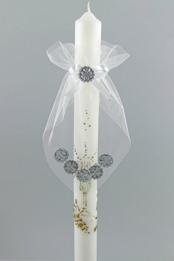 Kommunionhaube klassisch UK-Op4c - obraz 1