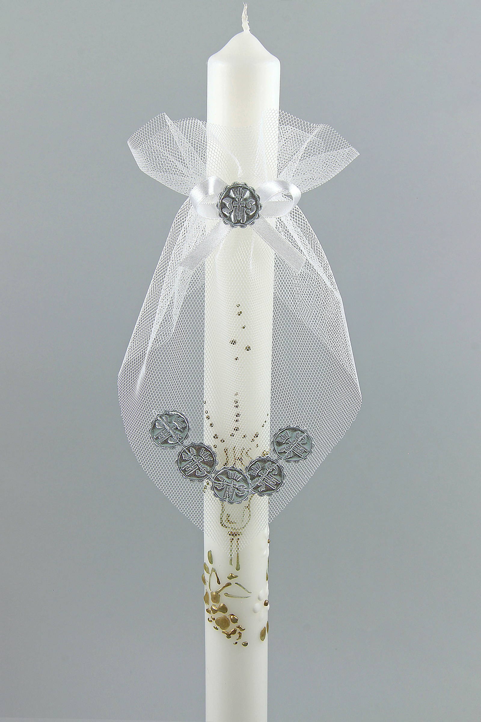 Kommunionhaube klassisch UK-Op4c - obraz 1