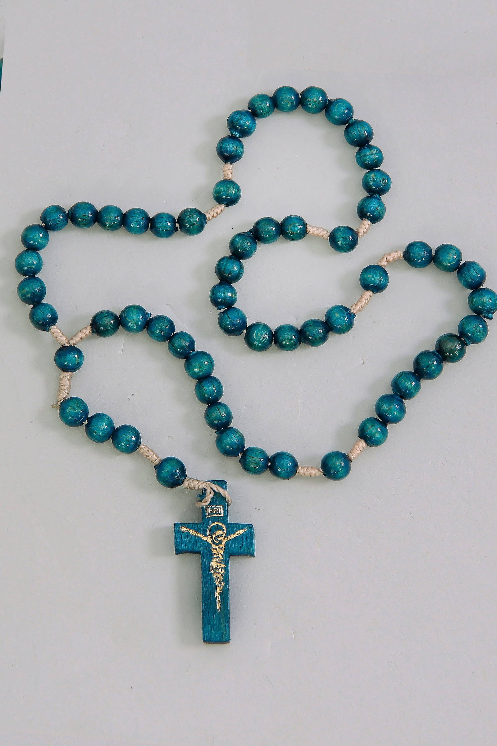 Kommunion-Rosenkranz - Holz UK-DN2 - obraz 1