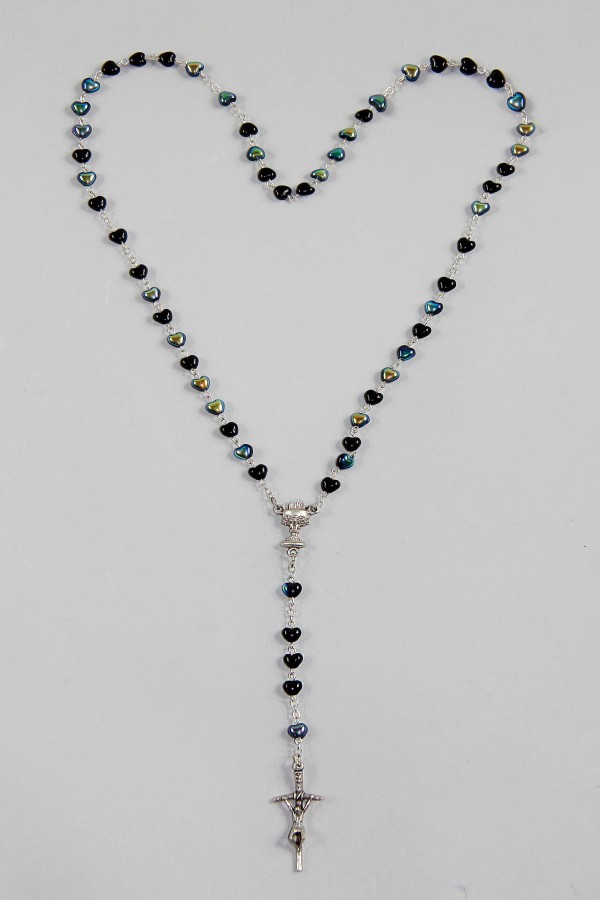 Kommunion Rosenkranz - Herzen Hämatit UK-SHC - obraz 2