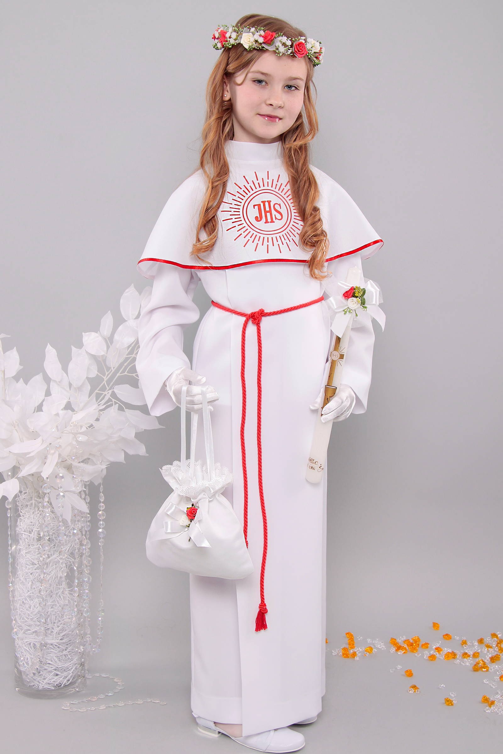 Kommunion albe 8/UK-KK - obraz 2