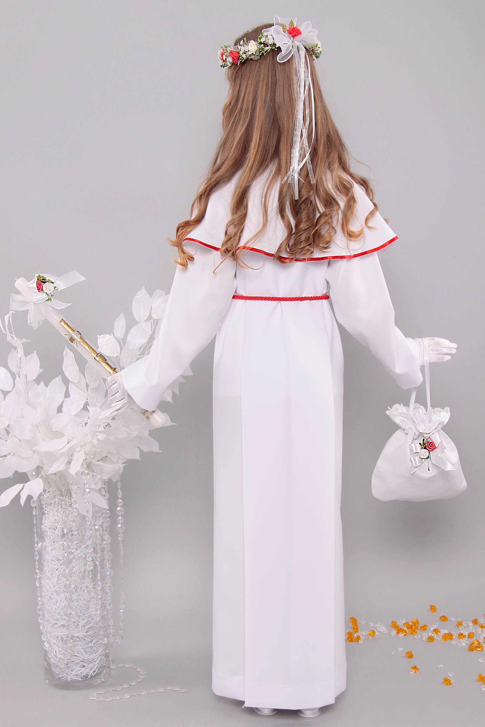 Kommunion albe 8/UK-KK - obraz 4