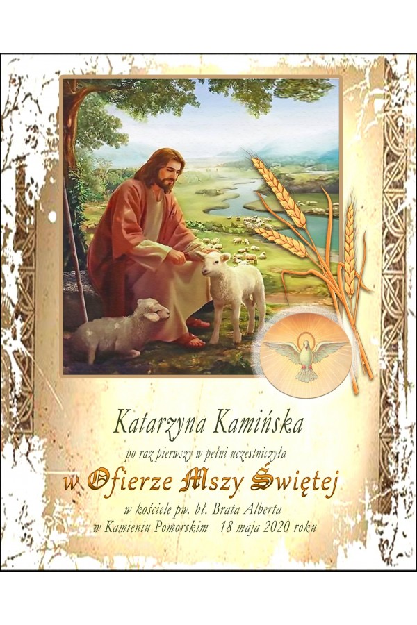Kommunion-Gedenkbild UK-OPK 28 Kommunion-Gedenkbild UK-OPK 28 - obraz 1