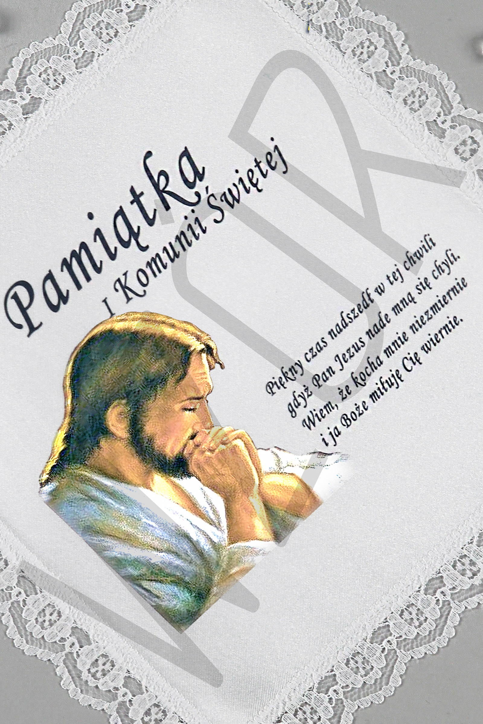 Kommuniontaschentuch mit Grafik UK-CHG 3 - obraz 0