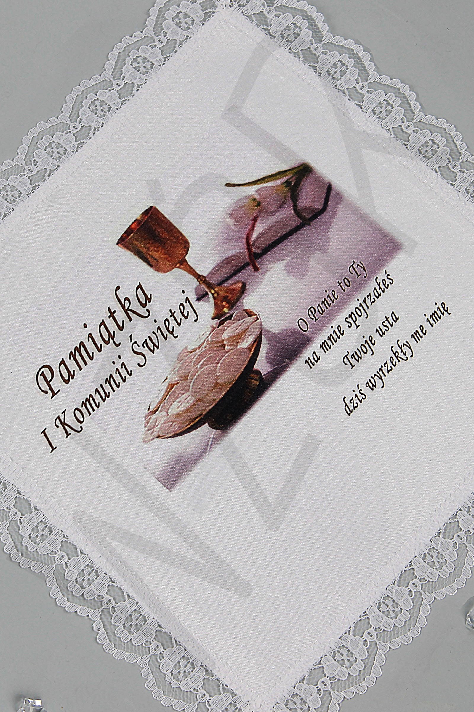 Kommuniontaschentuch mit Grafik UK-CHG 9 - obraz 0