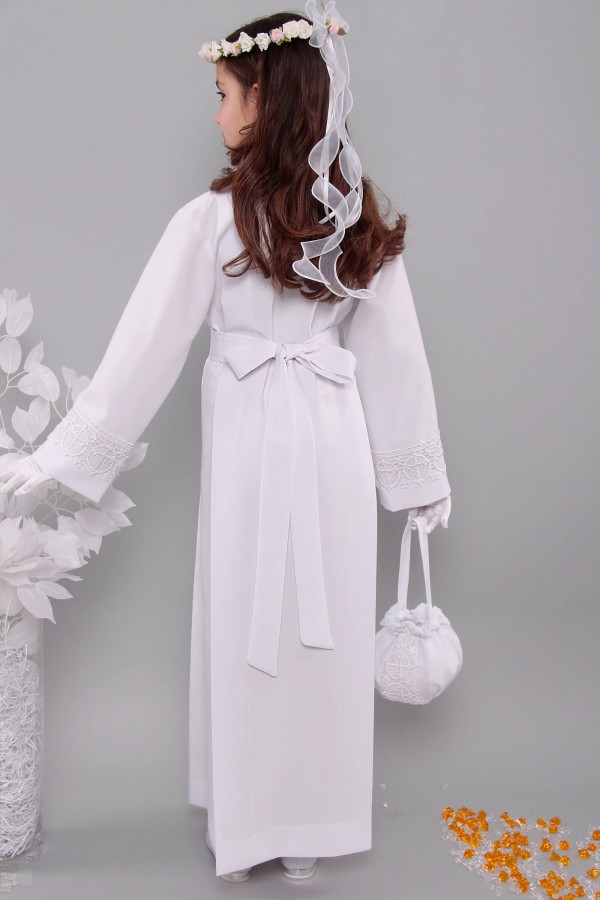 Kommunion albe mit guipure 13a/UK-Z2 - obraz 4