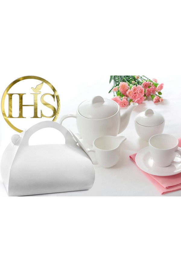 Weißer Kuchenkarton - obraz 3