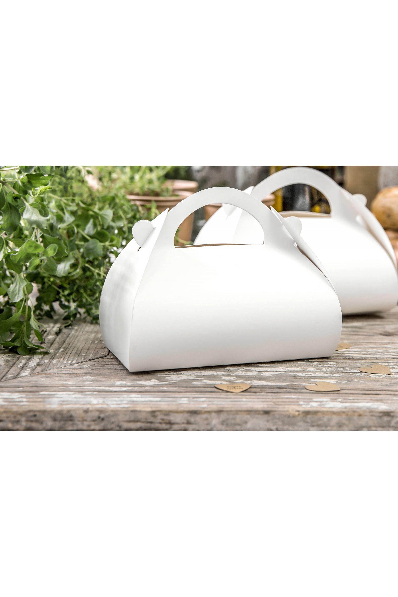 Weißer Kuchenkarton - obraz 2