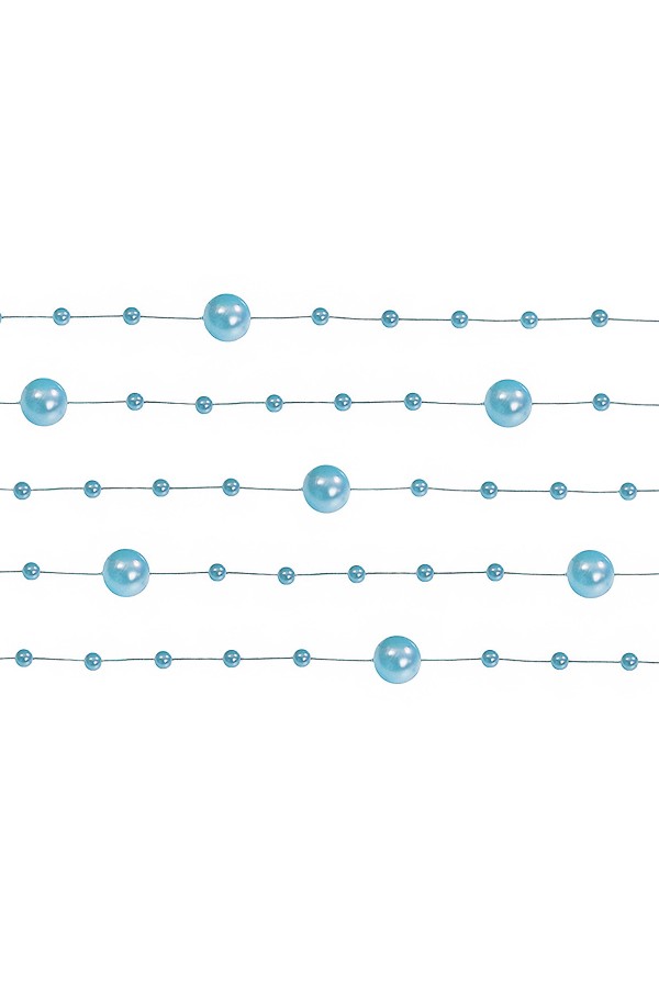 Blaue Perle in der Kommunionsgirlande - obraz 3