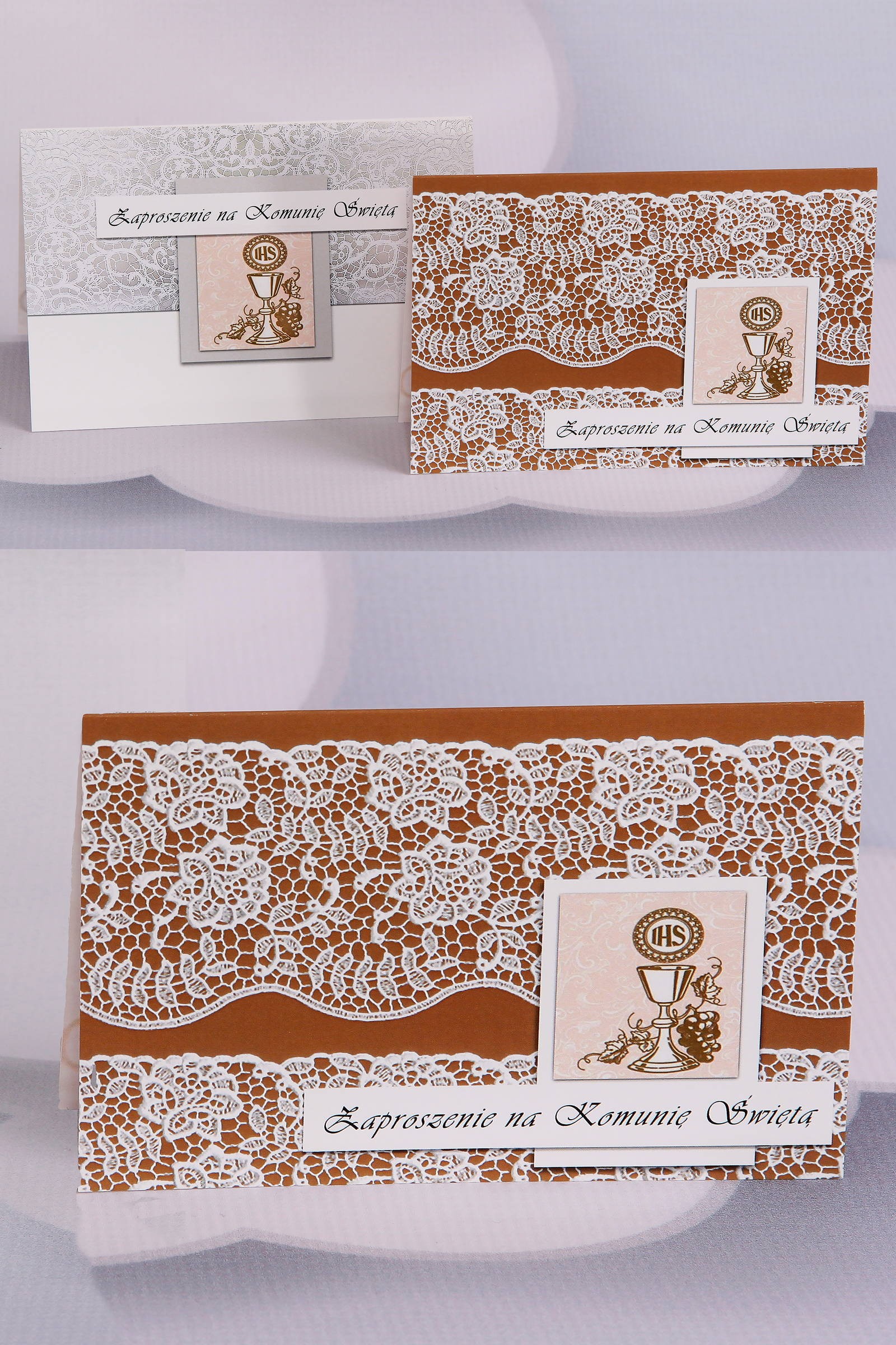 Personalisierte Kommunioneinladungen beliebt - Spitze 1 (a,d) - obraz 0