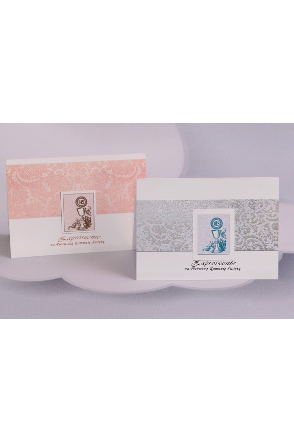 Personalisierte Kommunioneinladungen beliebt - Spitze 1 (b,c) - obraz 0