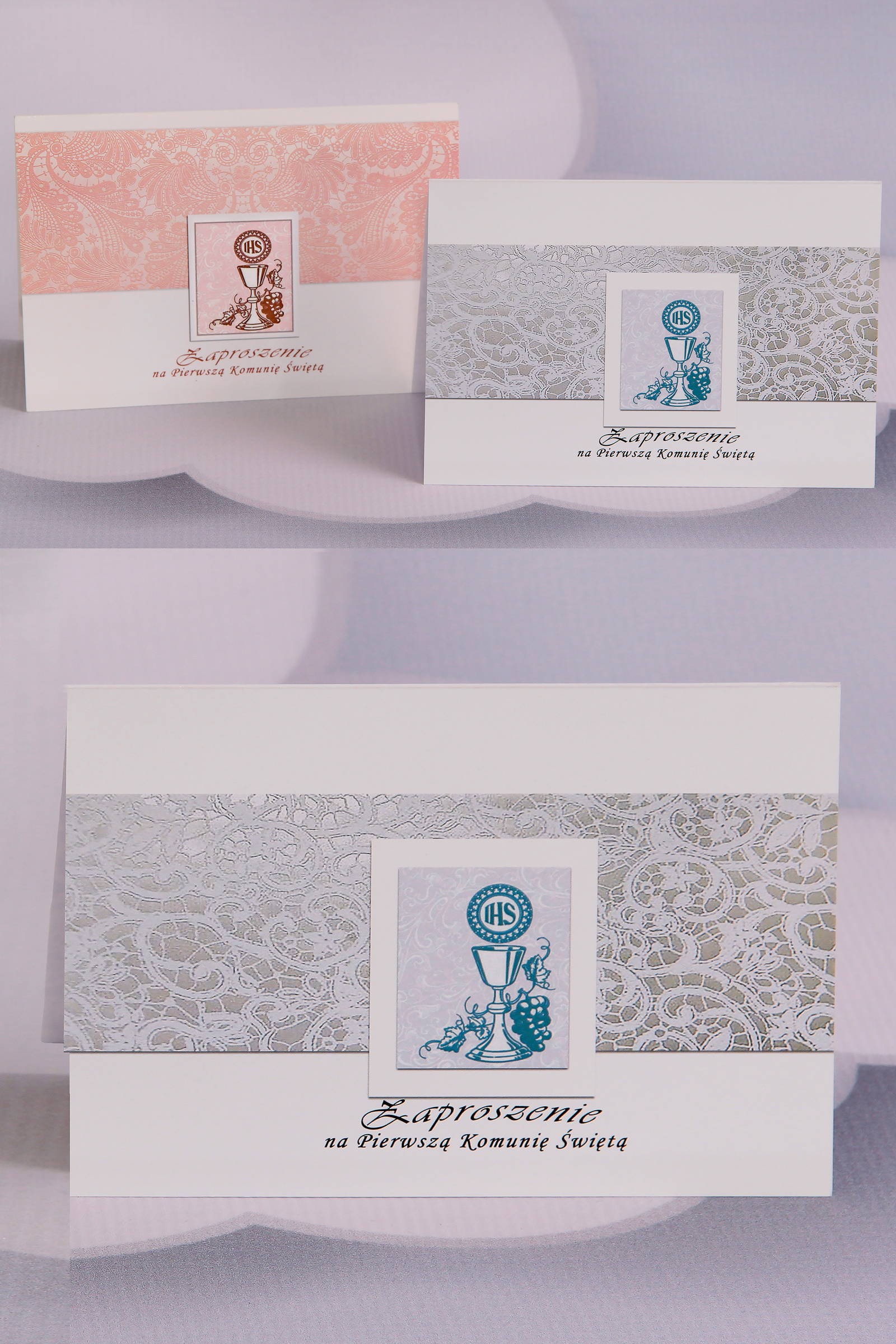 Personalisierte Kommunioneinladungen beliebt - Spitze 1 (b,c) - obraz 1