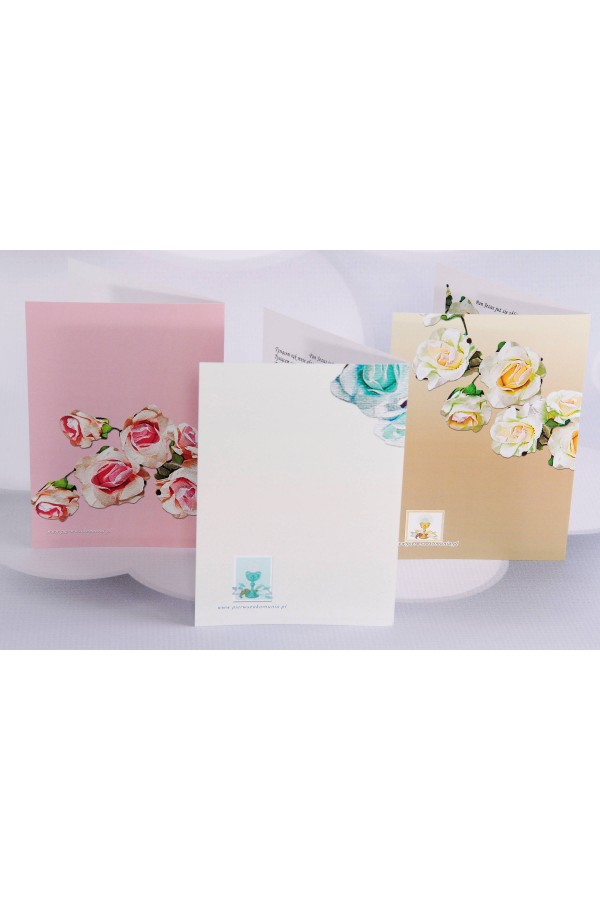 Personalisierte Kommunioneinladungen beliebt - Rosa 1 (a,b,c) - obraz 2