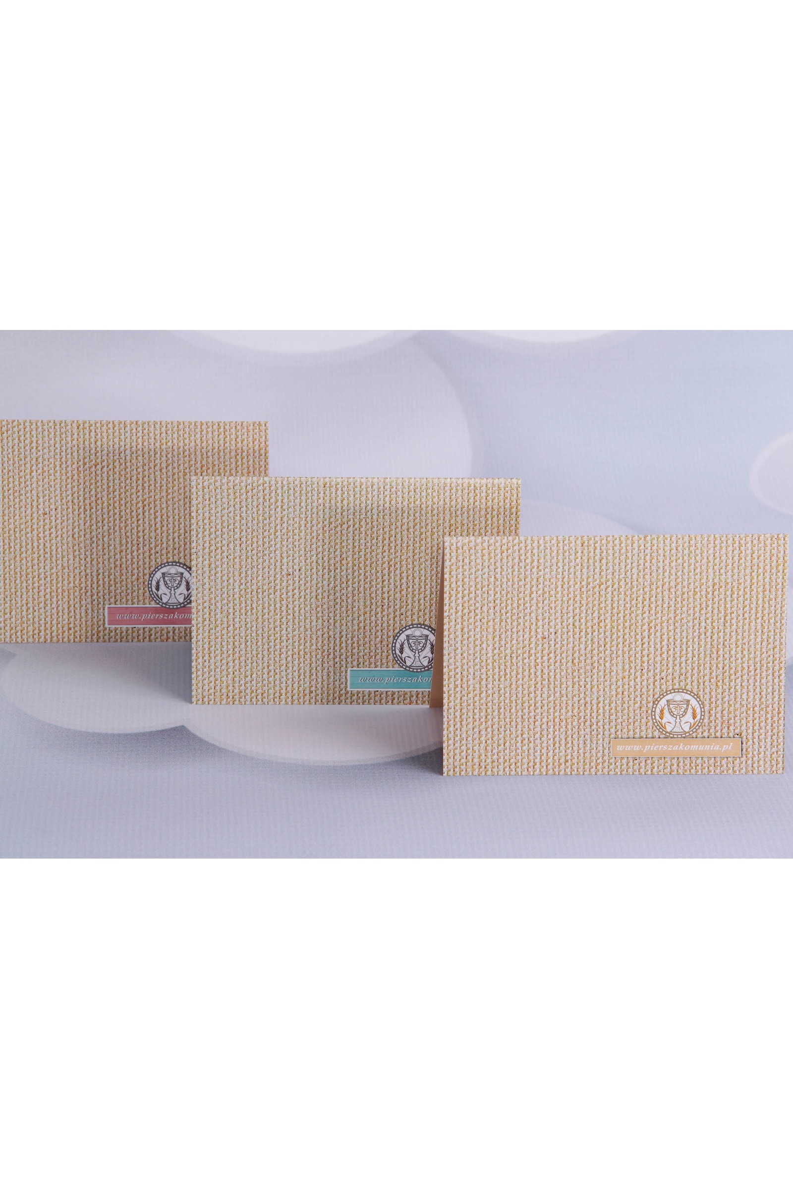 Personalisierte Kommunioneinladungen beliebt - Leinwand 3 (a,b,c) - obraz 2