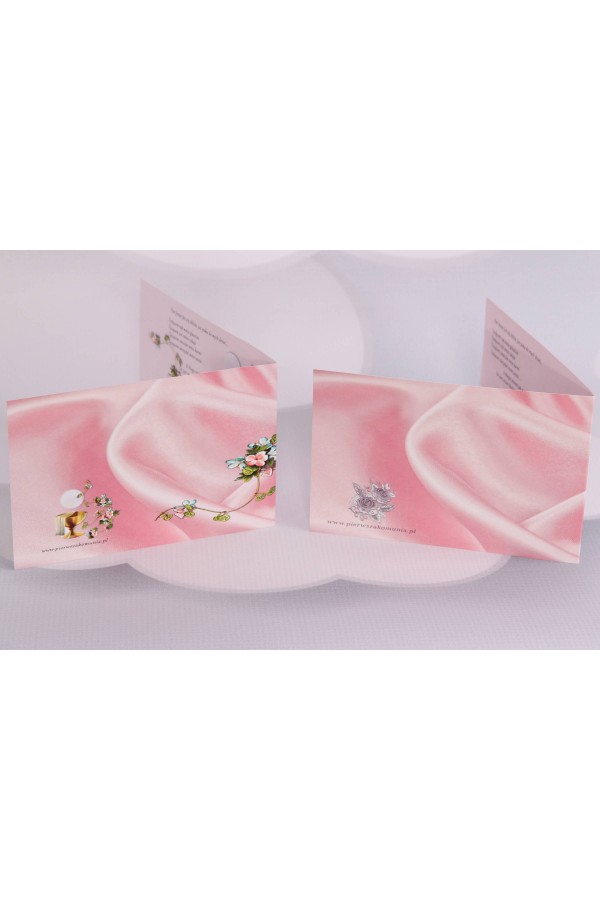 Personalisierte Kommunioneinladungen beliebt - Satin 3 (a,b) - obraz 2