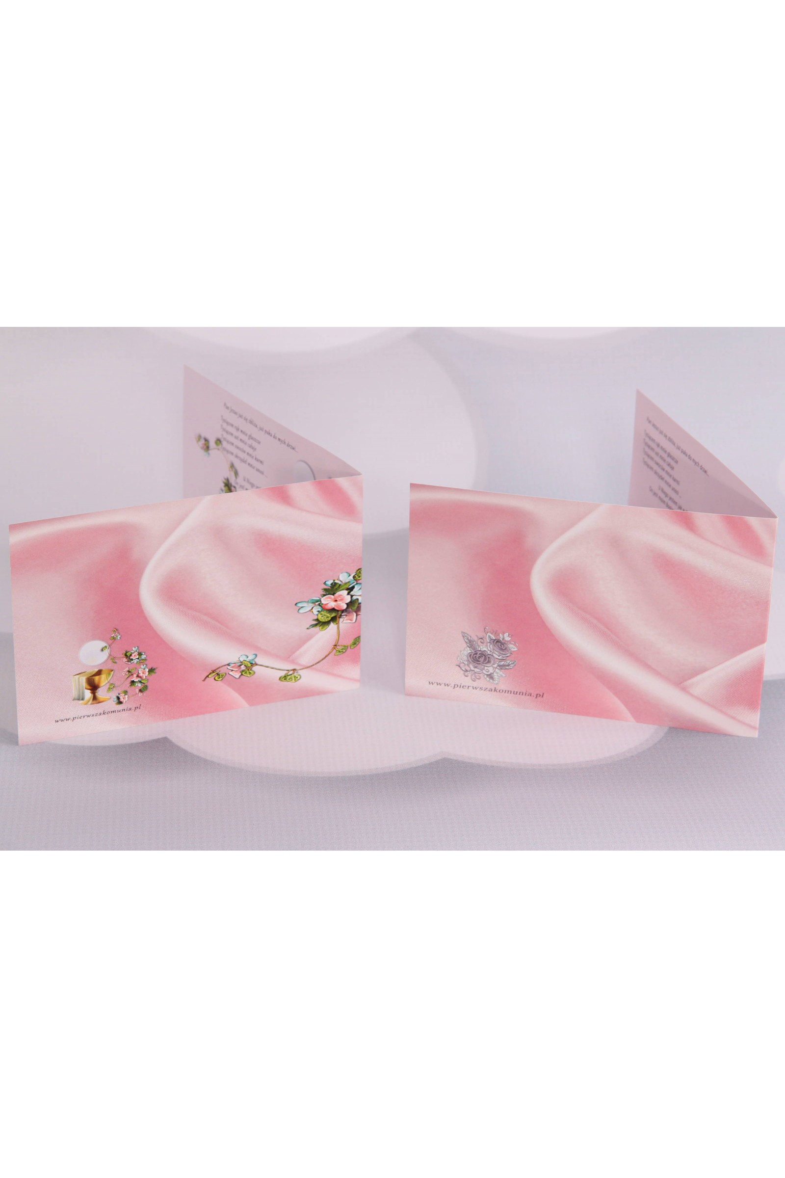 Personalisierte Kommunioneinladungen beliebt - Satin 3 (a,b) - obraz 2