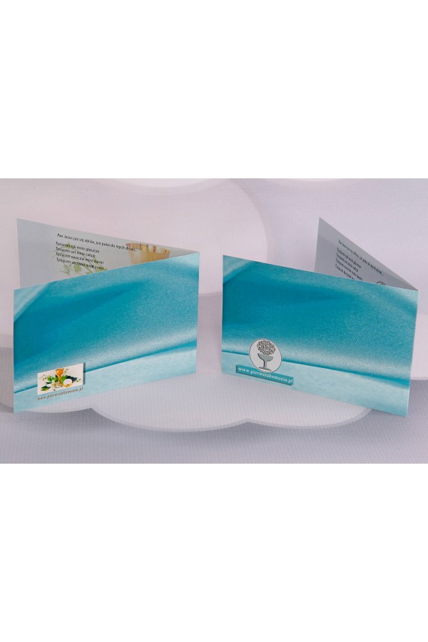 Personalisierte Kommunioneinladungen beliebt - Satin 2 (c,d) - obraz 2