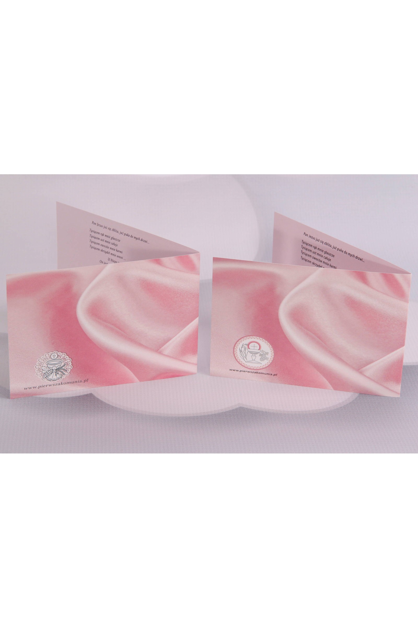 Persönliche Einladungen zur Kommunion beliebt - Satin 3 (c,d) - obraz 2