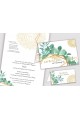 Personalisierte Einladungen und Vignetten zur Kommunion - Fine Eucalyptus - obraz 0