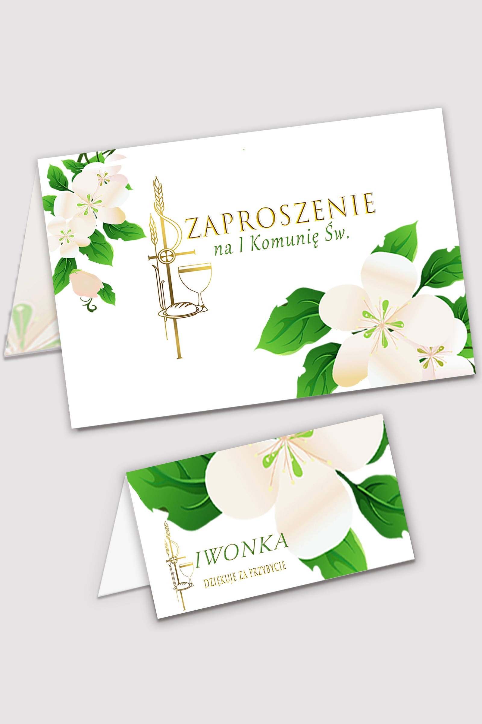 Personalisierte Einladungen und Vignetten zur Kommunion - Die Frische des Morgens Personalisierte Einladungen und Vignetten zur Kommunion - Die Frische des Morgens - obraz 0