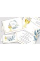 Personalisierte Einladungen und Vignetten zur Kommunion - Gold mit einem Hauch von Marineblau - obraz 1